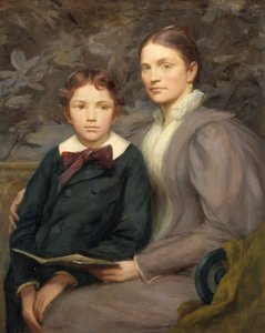 Mrs. William T. Evans and Her Son by Henry O. Walker